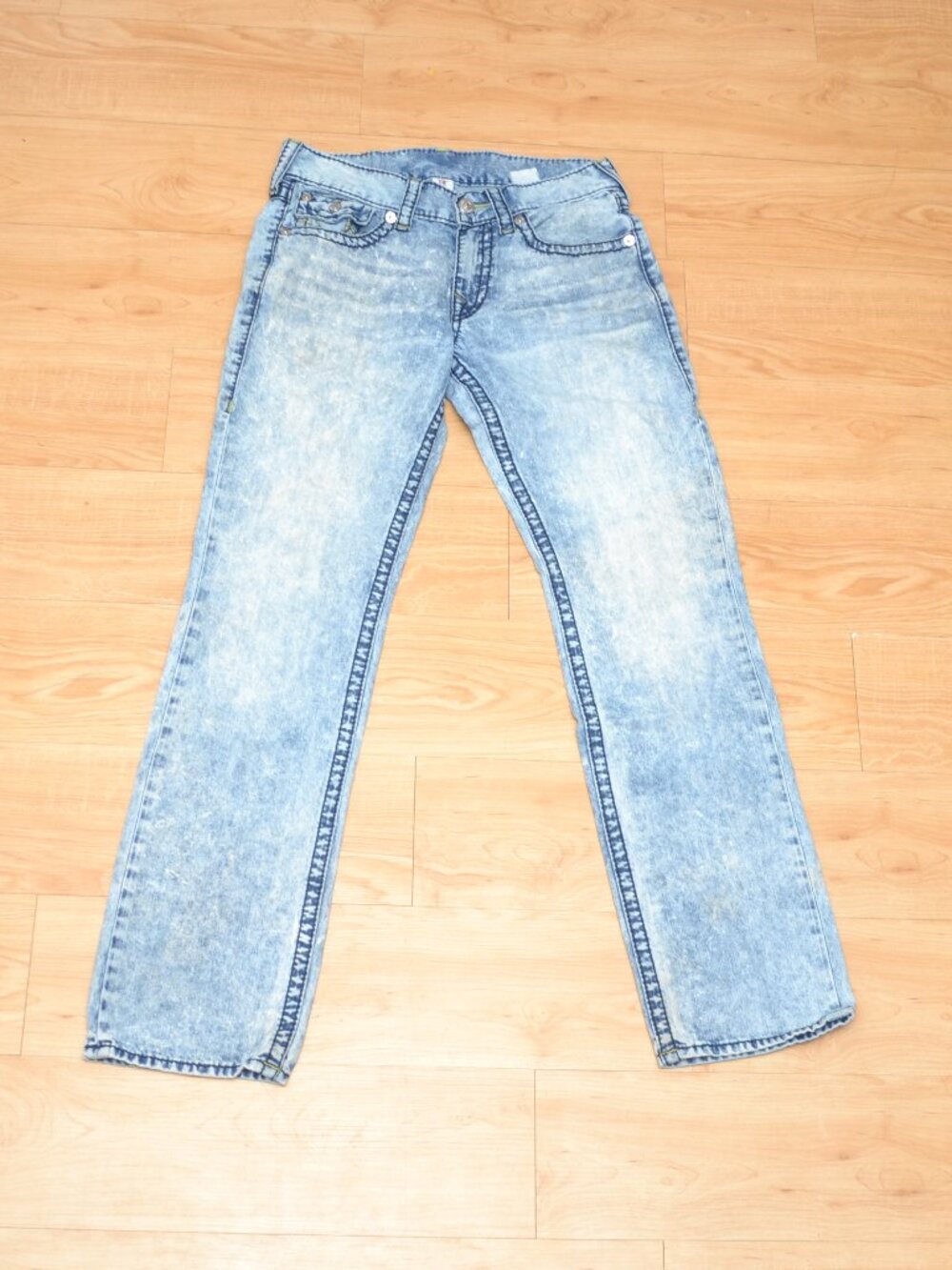 True Religion Men's Straight Cut Jeans 31x32 Pre Owned